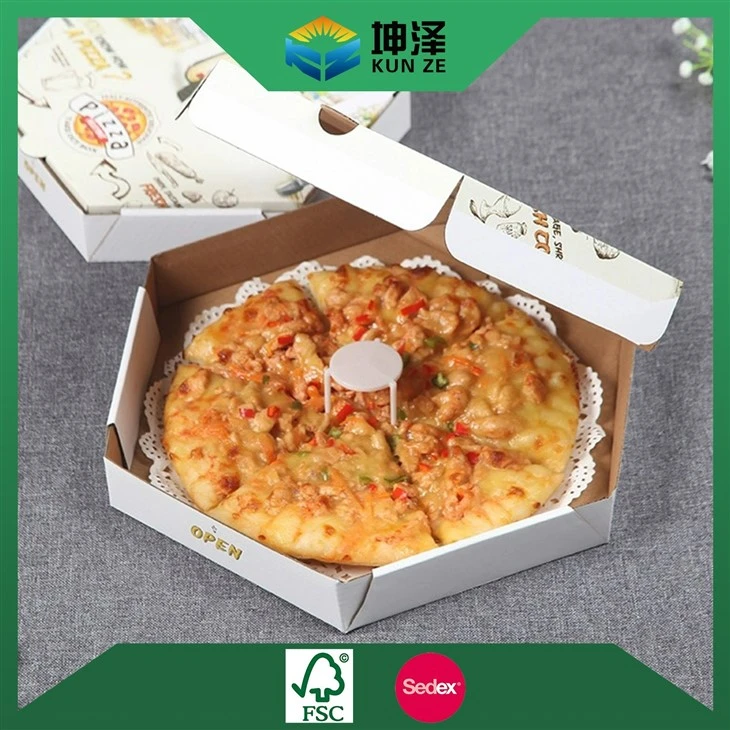 Hexagon Pizza Box