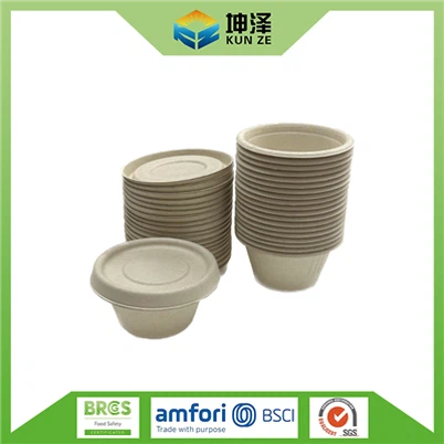 Taza de salsa de 2 oz con tapa