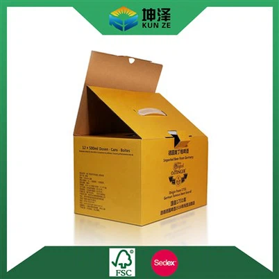 Caja de regalo de lata de cerveza