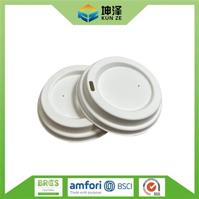 Tapas de tazas de café compostables