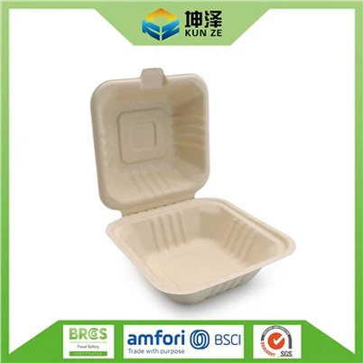 Caja de hamburguesa desechable