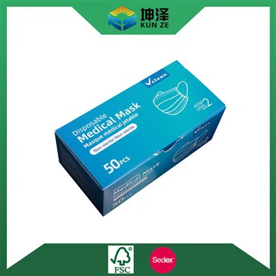 Caja de embalaje de mascarilla