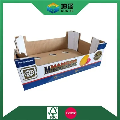 Caja de cartón de mango