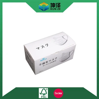Embalaje de caja de máscara