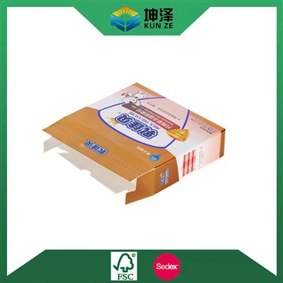 Caja de cartón de medicamentos