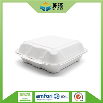 Caja cuadrada tipo almeja