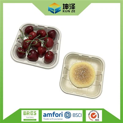 Cesta de fruta de caña de azúcar