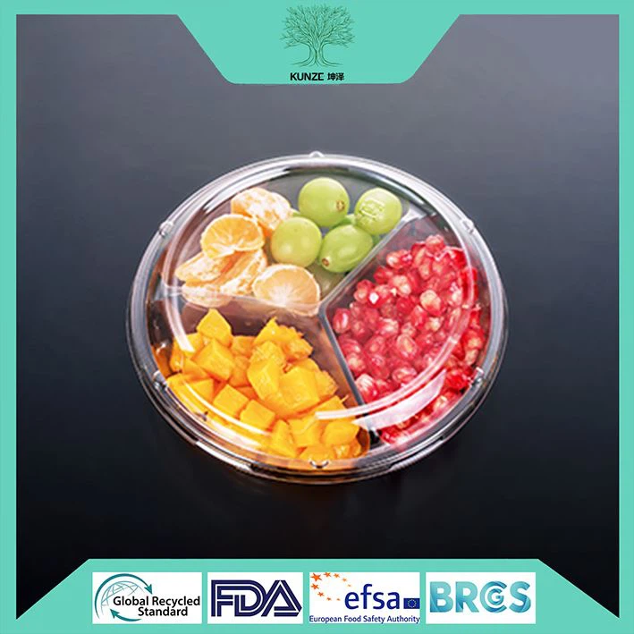 Caja de frutas de plástico RPET
