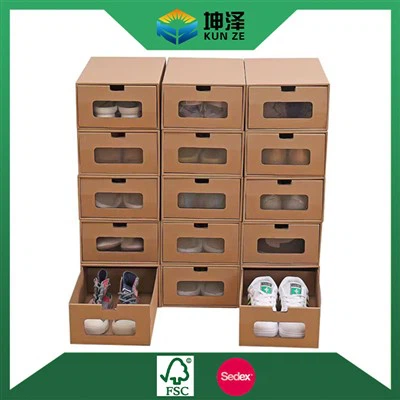 Almacenamiento en cajas de zapatos
