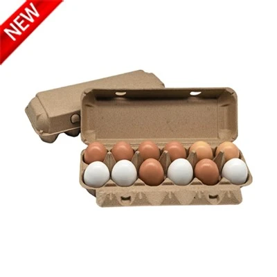 Caja de huevos de pulpa de paja